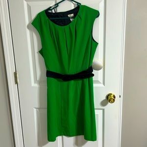 NWT.  Emma Michele green knee length sleeveless dress.